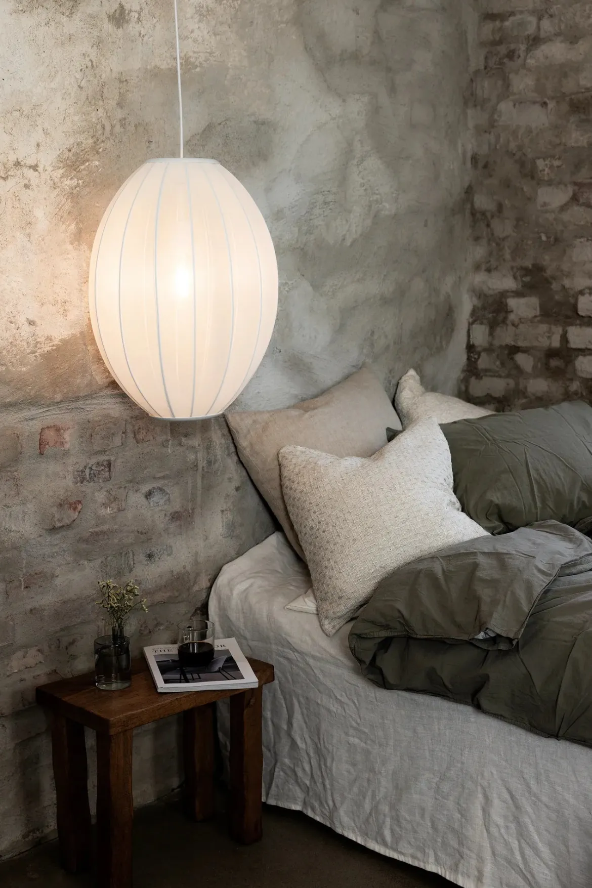 Florence Taklampa Vit 40 cm