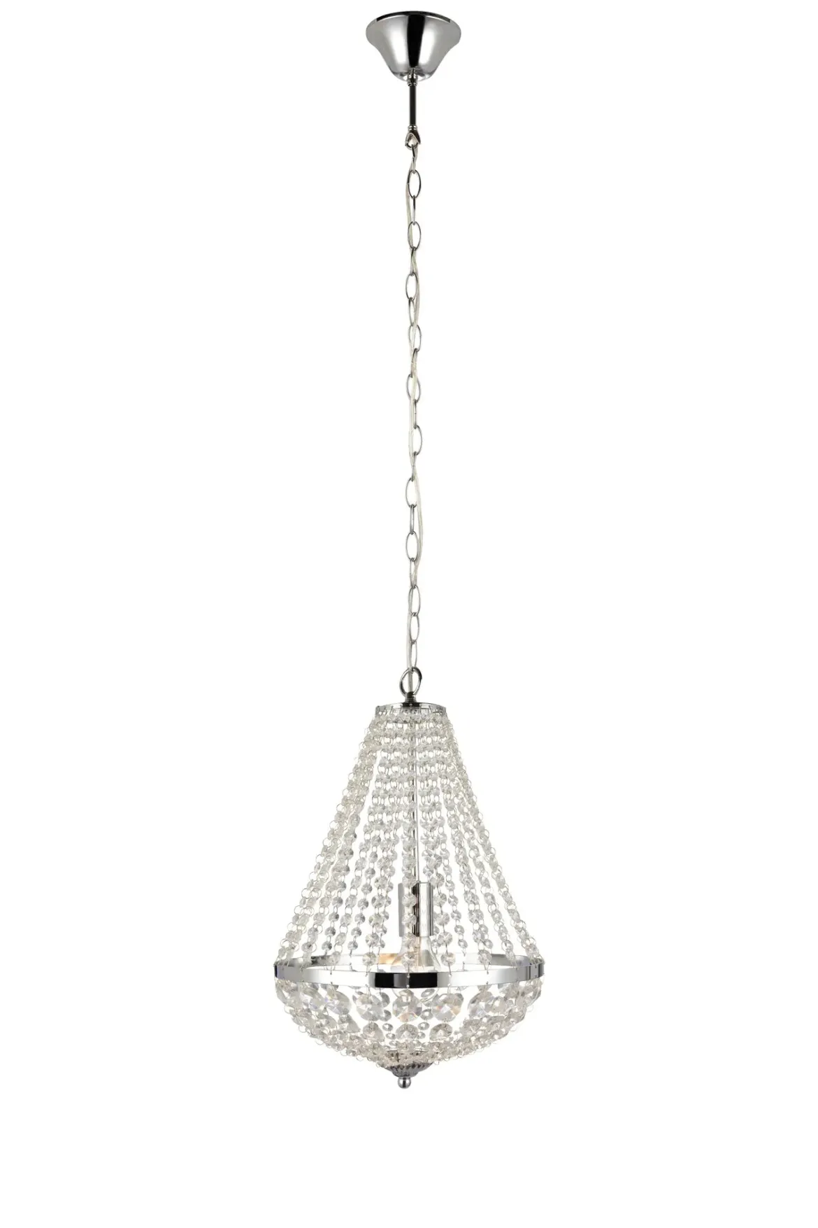 Gränsö Kristallkrona Krom 30 cm