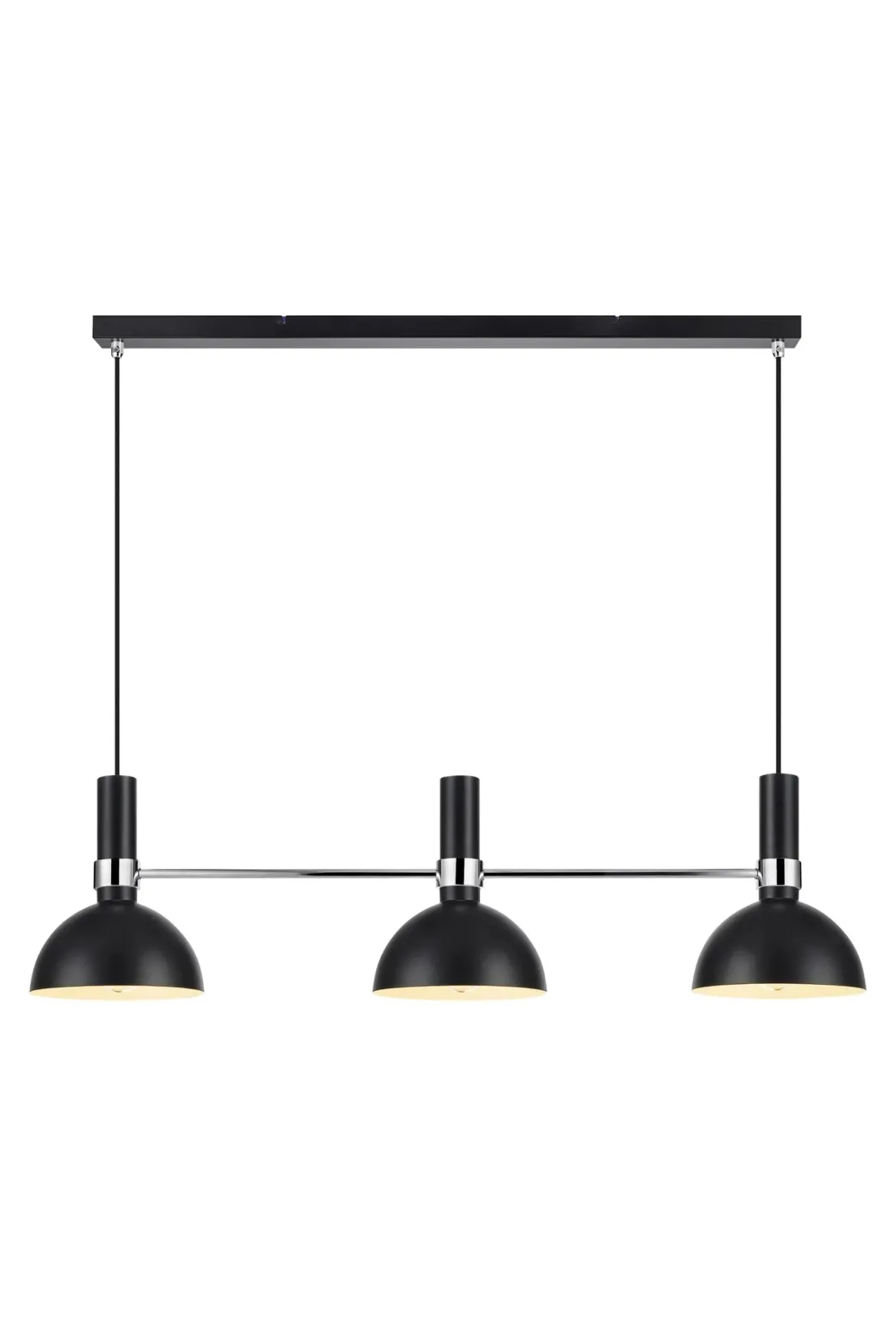 Larry Taklampa Svart/Krom Rak