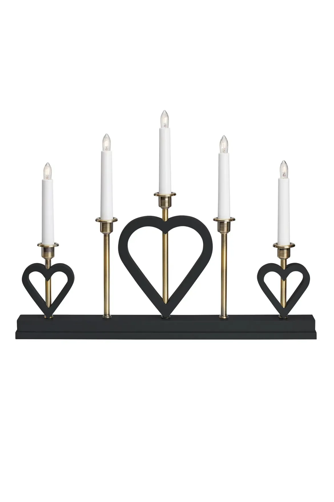 Melissa Adventsljusstake Svart