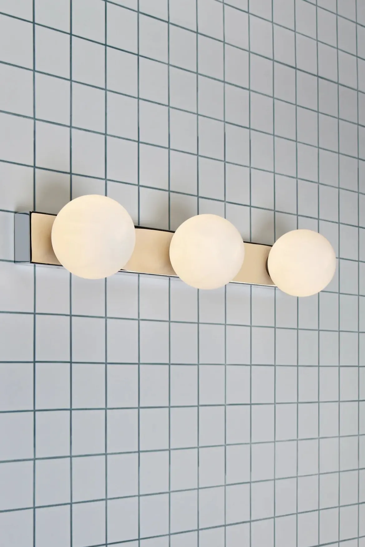 Mini Vägglampa Krom