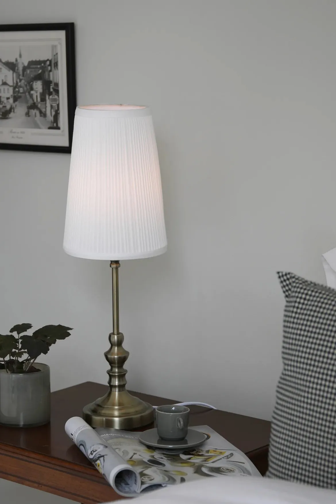 Noble Bordslampa Mässing 56 cm