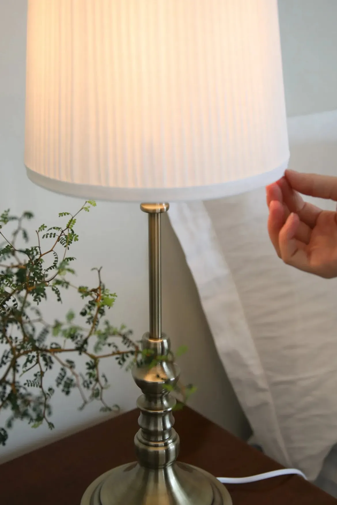Noble Bordslampa Mässing 66 cm