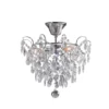 Rosendal Kristallplafond Krom 36 cm