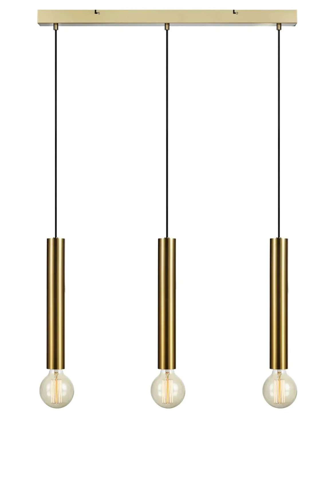 Sencillo Taklampa Mässing 3 Lampor