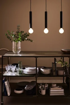 Sencillo Taklampa Svart 3 Lampor