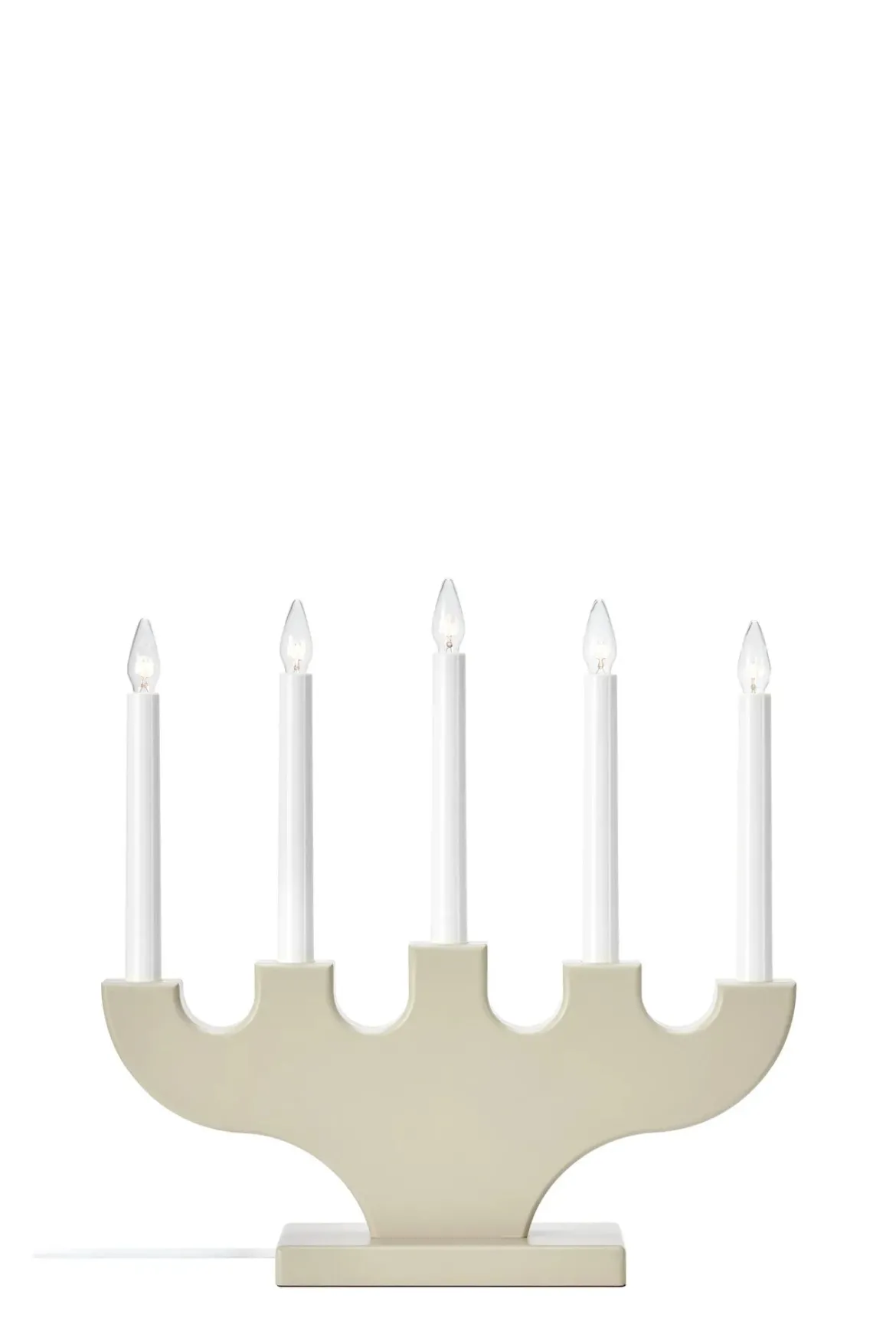 Spira Adventsljusstake Greige 35 cm