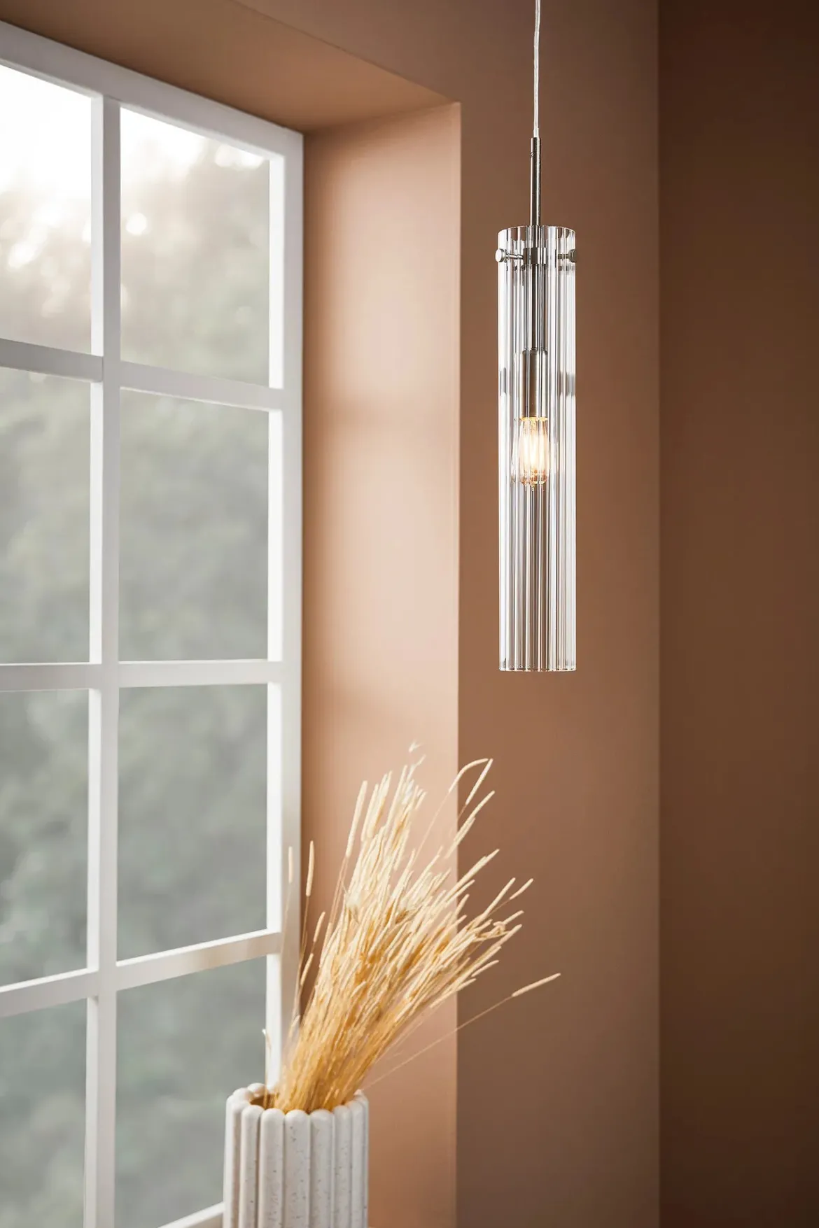 Tubo Fönsterlampa Stål